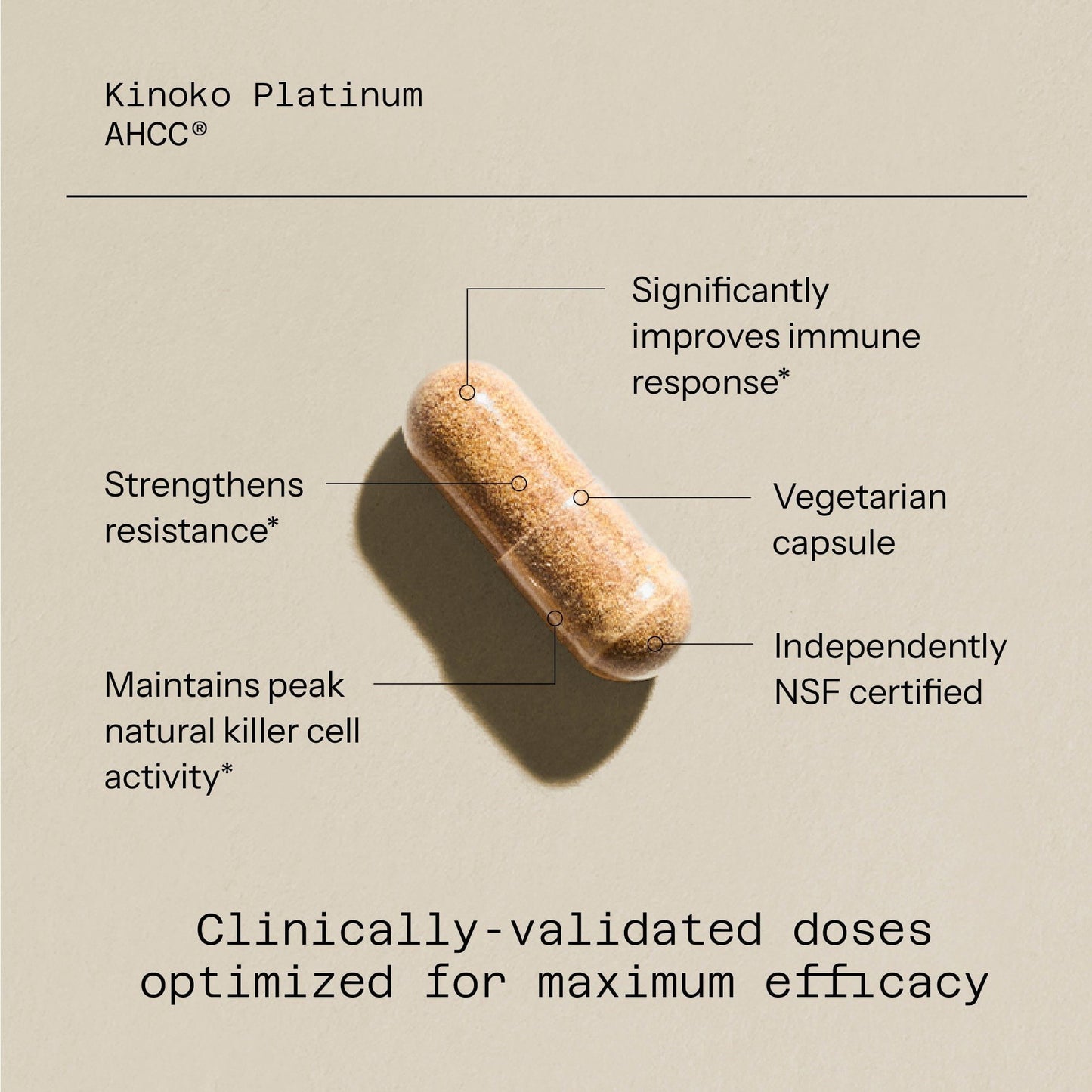 JEMEND® AHCC® - Kinoko® Platinum